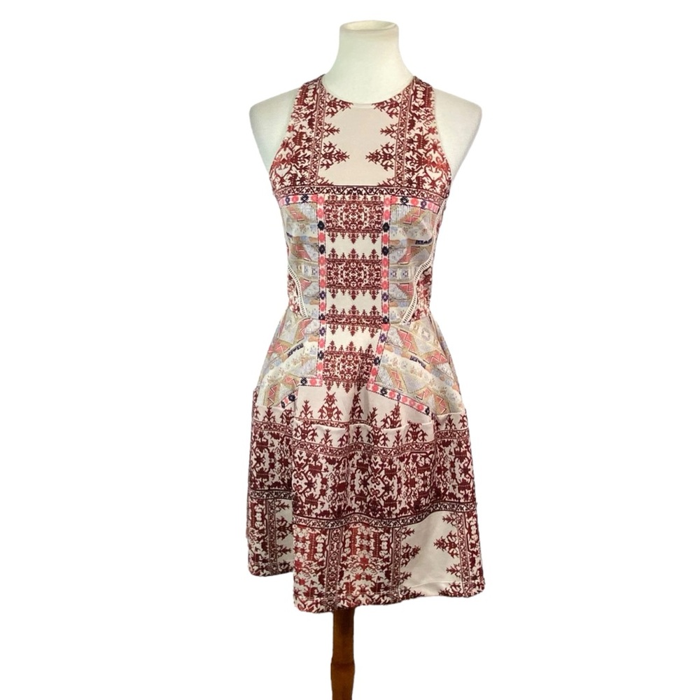Woman’s Kelly Renee multi pattern sleeveless dress size S